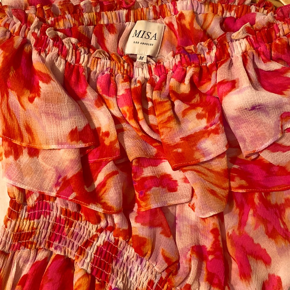 Misa Los Angelos size Medium high low flowey dress